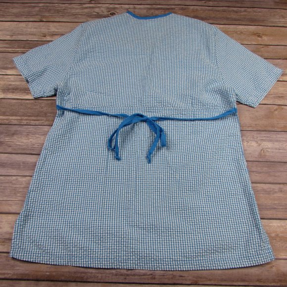 Peaches Uniforms Seersucker Scrub Top XS - Picture 5 of 5
